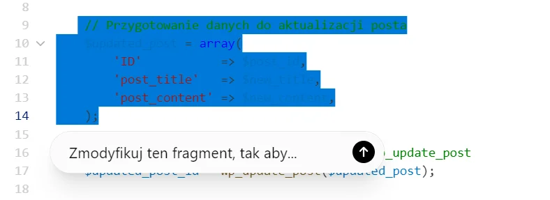 ChatGPT Canvas - Inline feedback - opinie na bieżąco